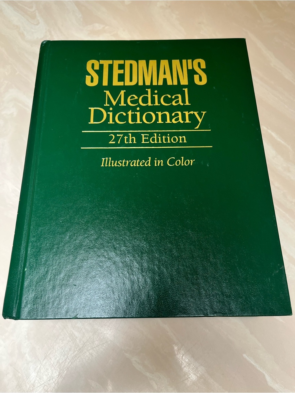 STEDMAN'S Medical Dictionary 27th Edition - Green